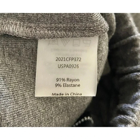 NWT Universal Standard Slight Drop Crotch Jersey Pants Cuff Gray 3XS 2 4 New - Picture 5 of 5